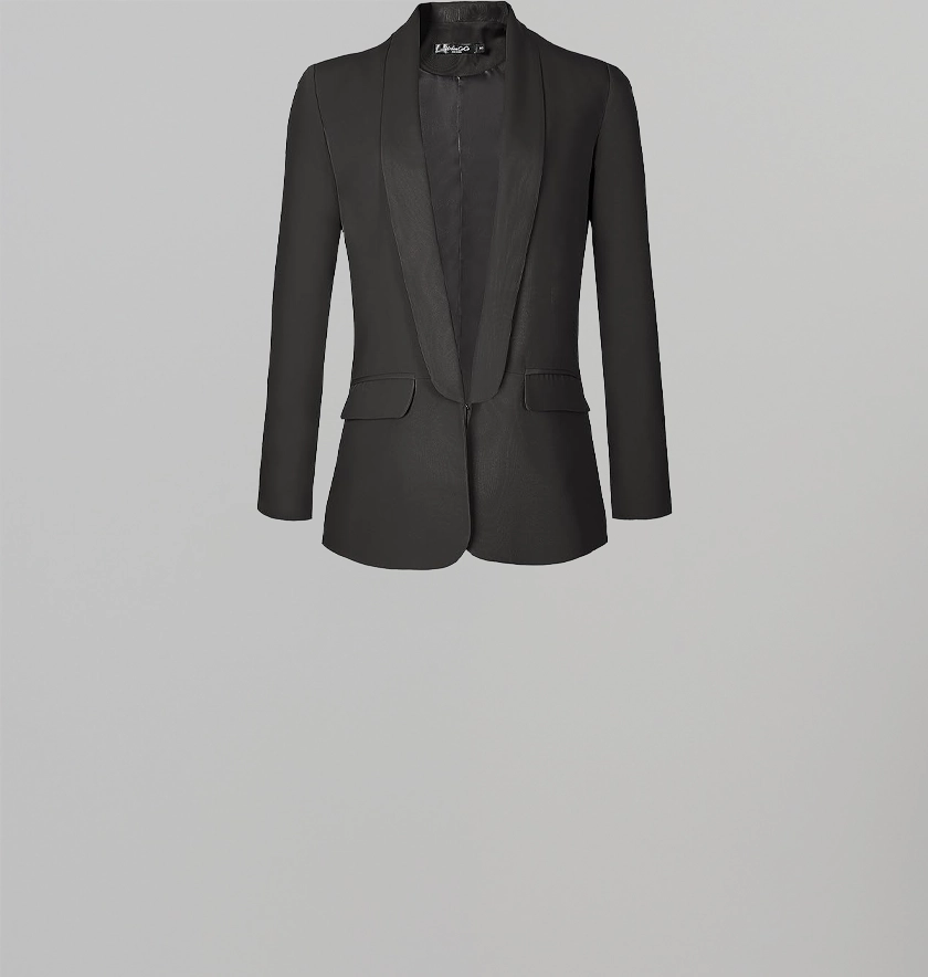 Urban CoCo Women's Office Blazer Jacket Open Front Womens Blazers for Work Professional